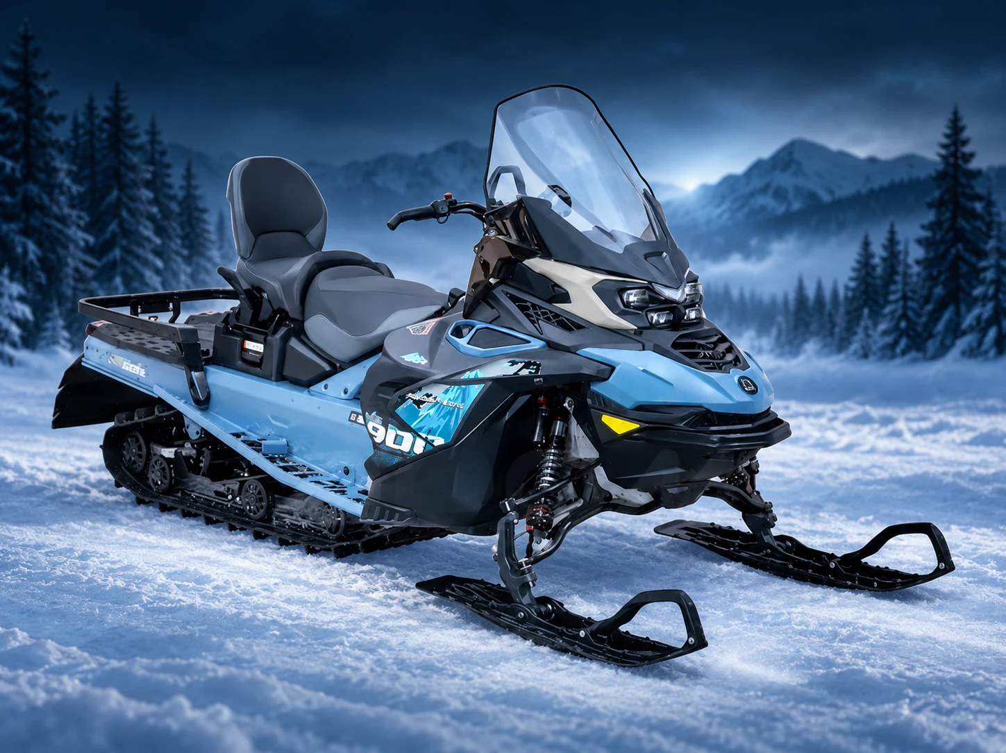 AODES Snowcross 900 SWT, сине-серый вариант